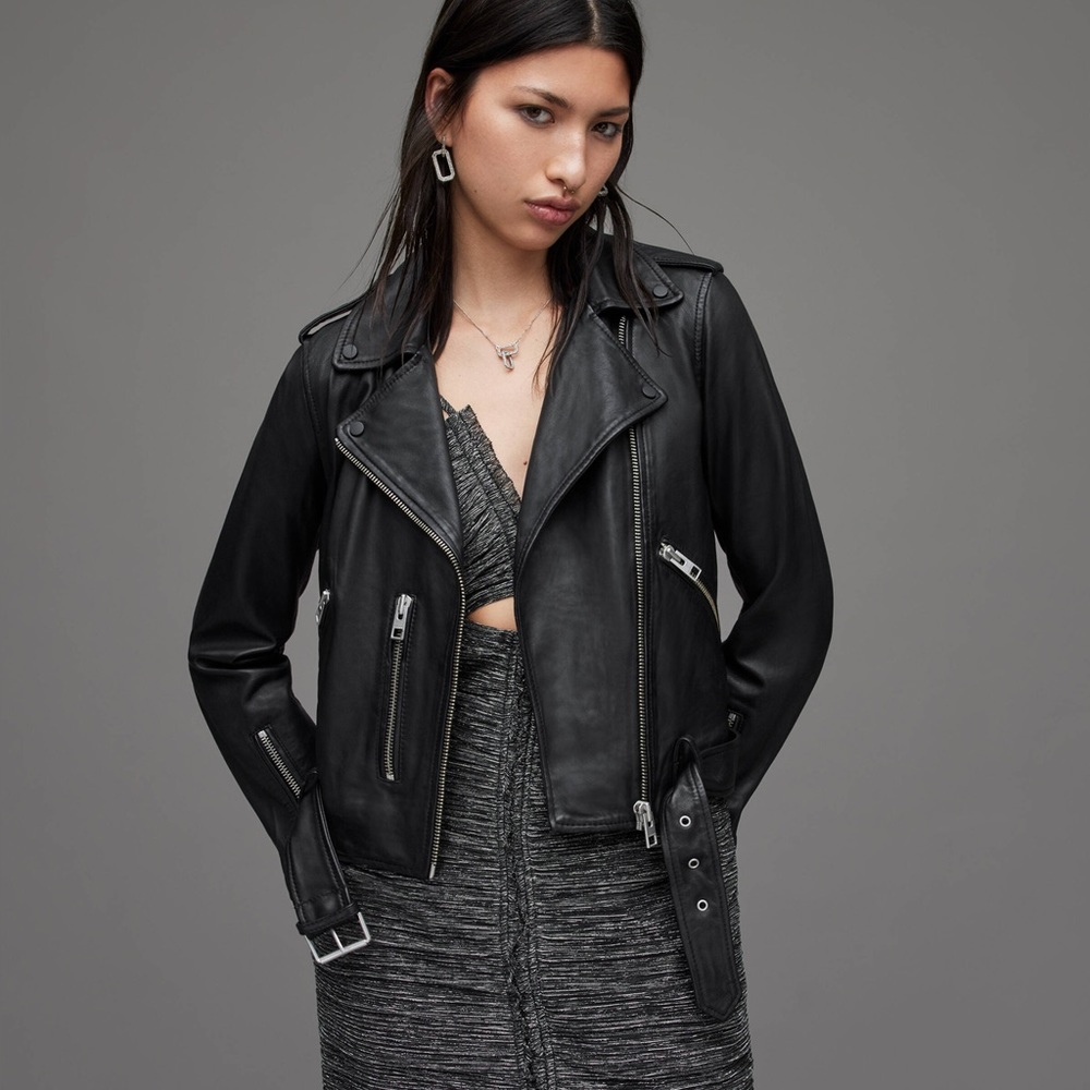 ALL SAINTS| Balfern Biker Leather Jacket 🖤⚡️